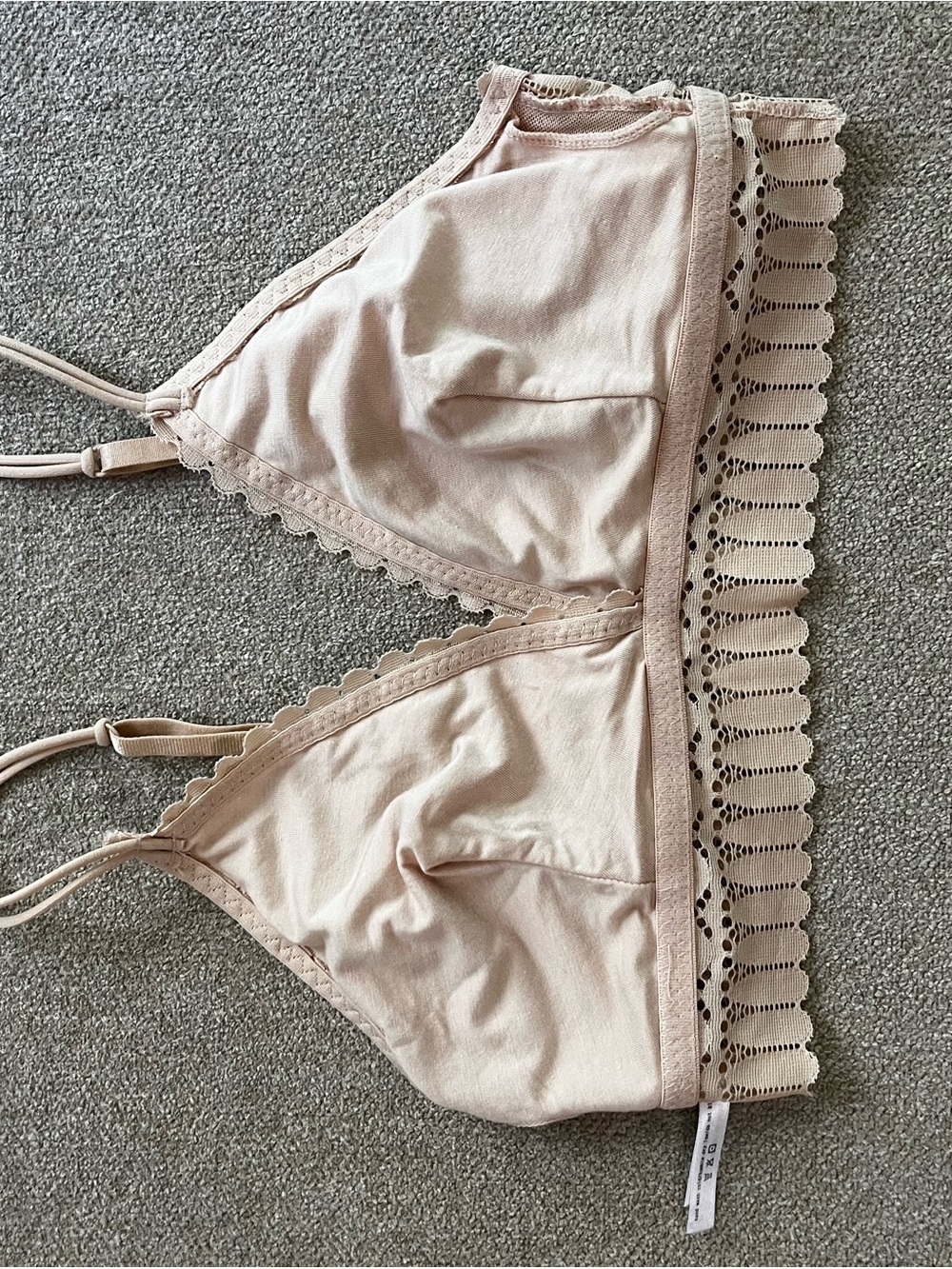 Anemone Cream Crochet Lace Bralette - Picture 10 of 12
